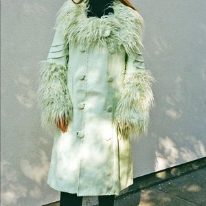 ISO // House of Sunny pistachio Penny Coat